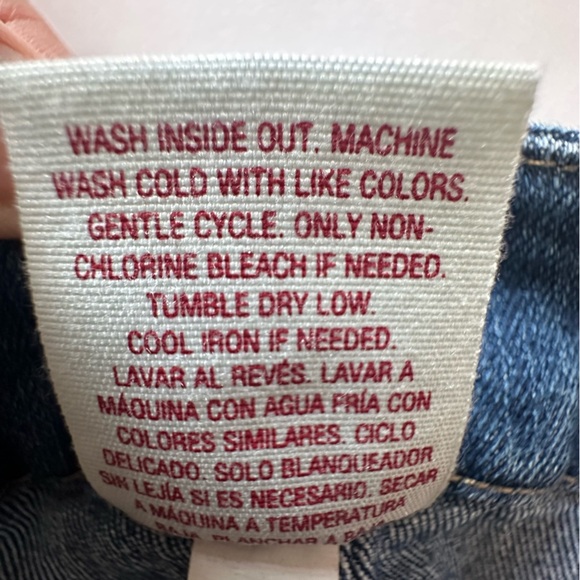 Mossimo Supply Co Blue Cotton A-Line Mini Denim Skirt size 12 - Picture 3 of 10